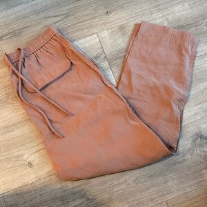 Women’s Zara Coral/ Burnt Orange light weight Pants